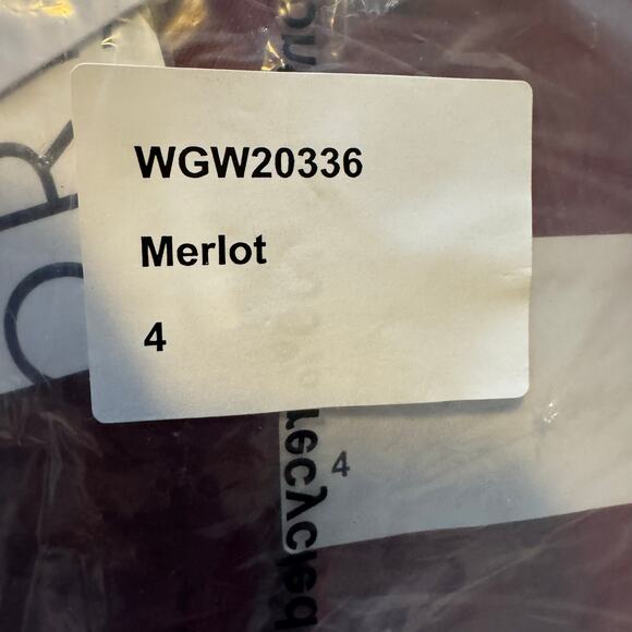 41 Hawthorn Adjustable Hem Pants Merlot Red NWT Women’s Size 4 Regular Fit - Picture 9 of 10